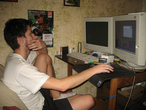 Капитан за работой