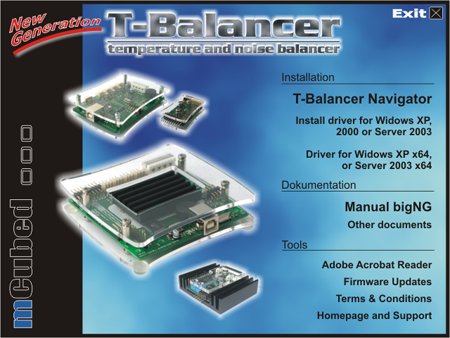 Окно автозапуска прилагаемого диска