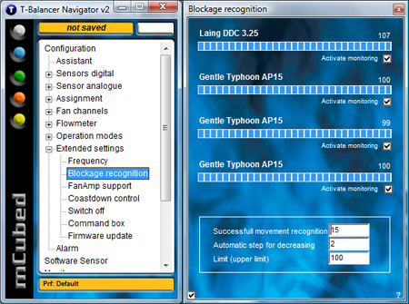 Navigator - отслеживание остановки вентиляторов