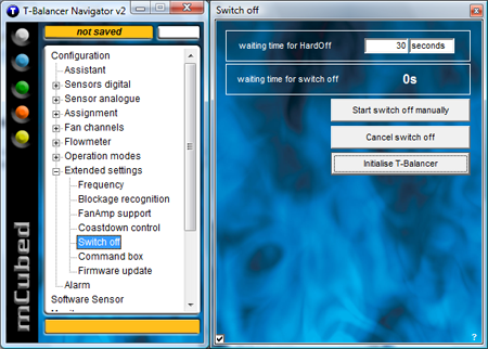 Navigator - установки выключения ПК