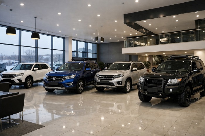 Продажи полноприводных легковых автомобилей в России достигли исторического максимума