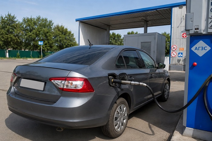 В России в июне в 12 раз увеличился спрос на автомобили с газобаллонным оборудованием