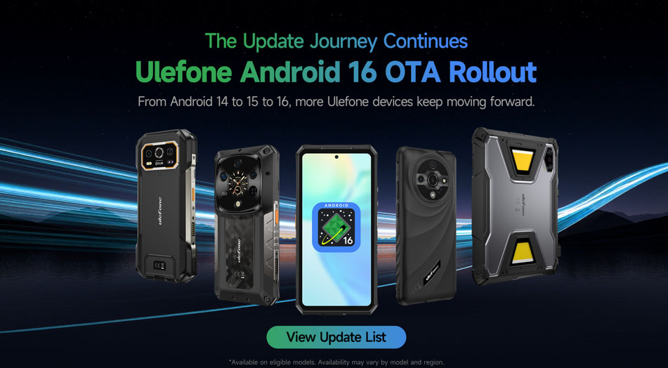 Ulefone в новых устройствах гарантирует минимум два обновления версий Android