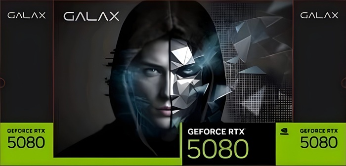 «Слитая» фотография упаковки GALAX GeForce RTX 5080 не выдала никаких секретов по поводу дизайна видеокарты