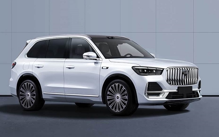 Кроссовер Geely Monjaro после очередного рестайлинга удлинится почти до 5 метров