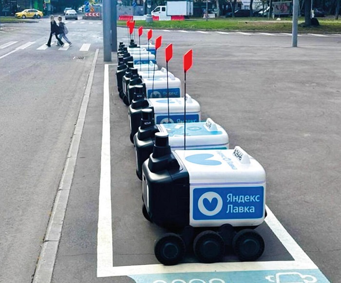 В Москве создано уже свыше 230 специальных парковок для роботов-доставщиков