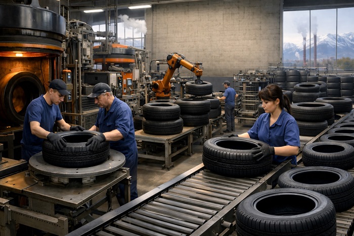 Производство шин для легковых автомобилей в России в 2025 году сократилось на 20%