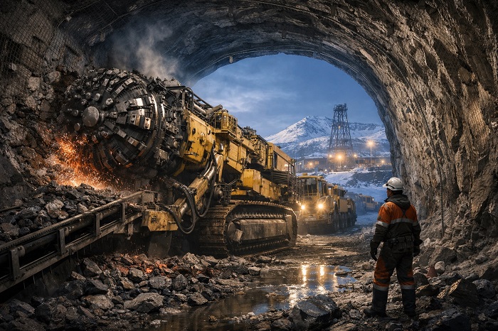 «Норникель» впервые в мире запустит большой проходческий комплекс для добычи руды