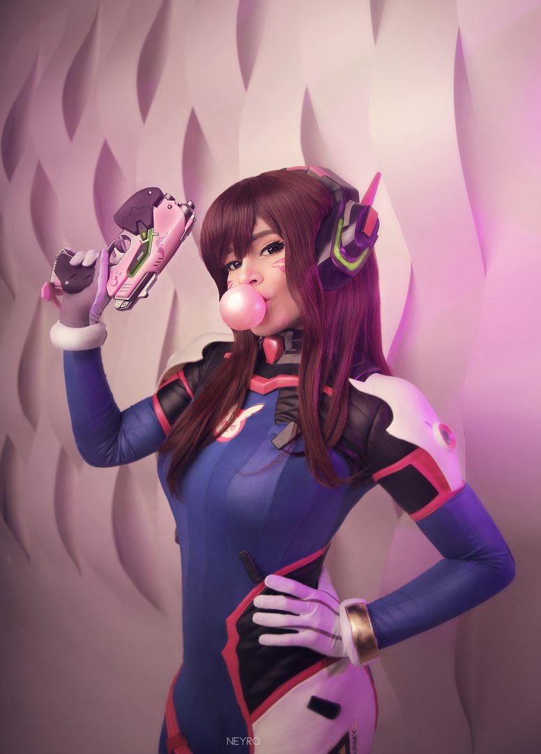 Overwatch - Косплей: Прекрасная D.Va (Дива) по мотивам игры Overwatch ...