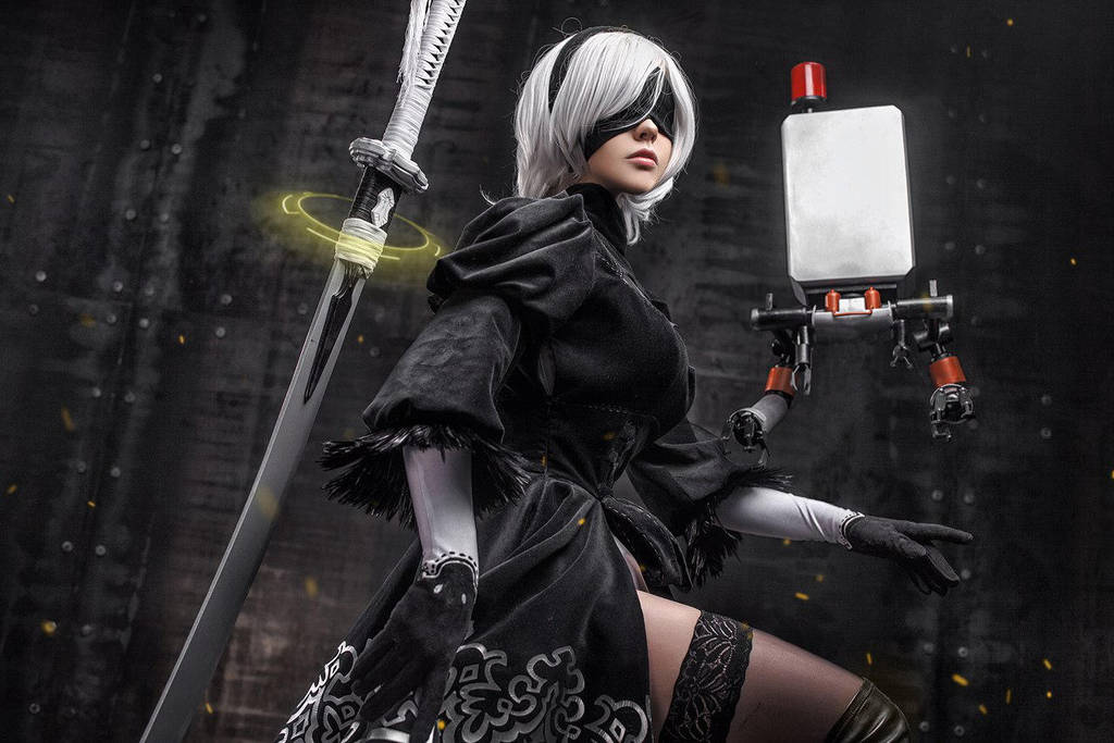 Nier Automata - 2b cosplay by fenixfatalist