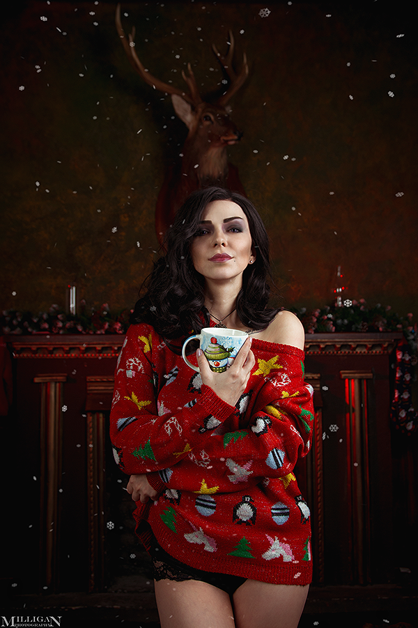 The Witcher - Christmas - Yennefer by MilliganVick