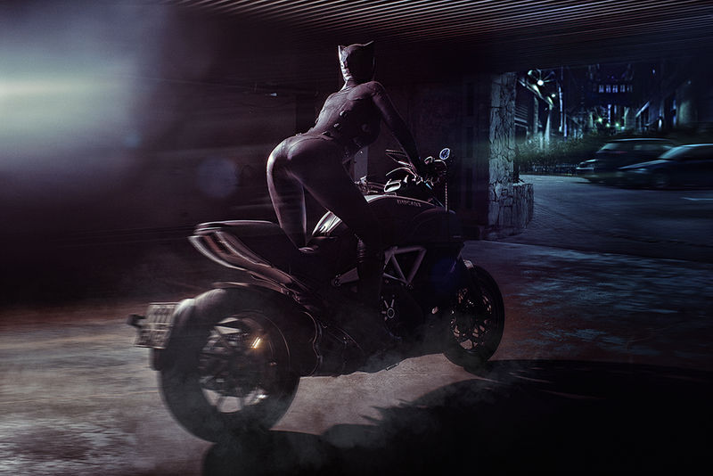 CatWoman DC Comics Batman Arkham Knight by AGflower