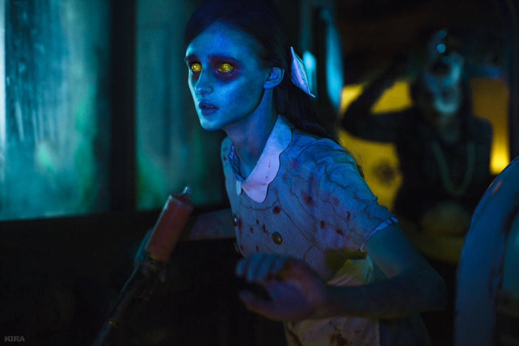 Little sister and splicer cosplay. Bioshock (6) by MissTaffy