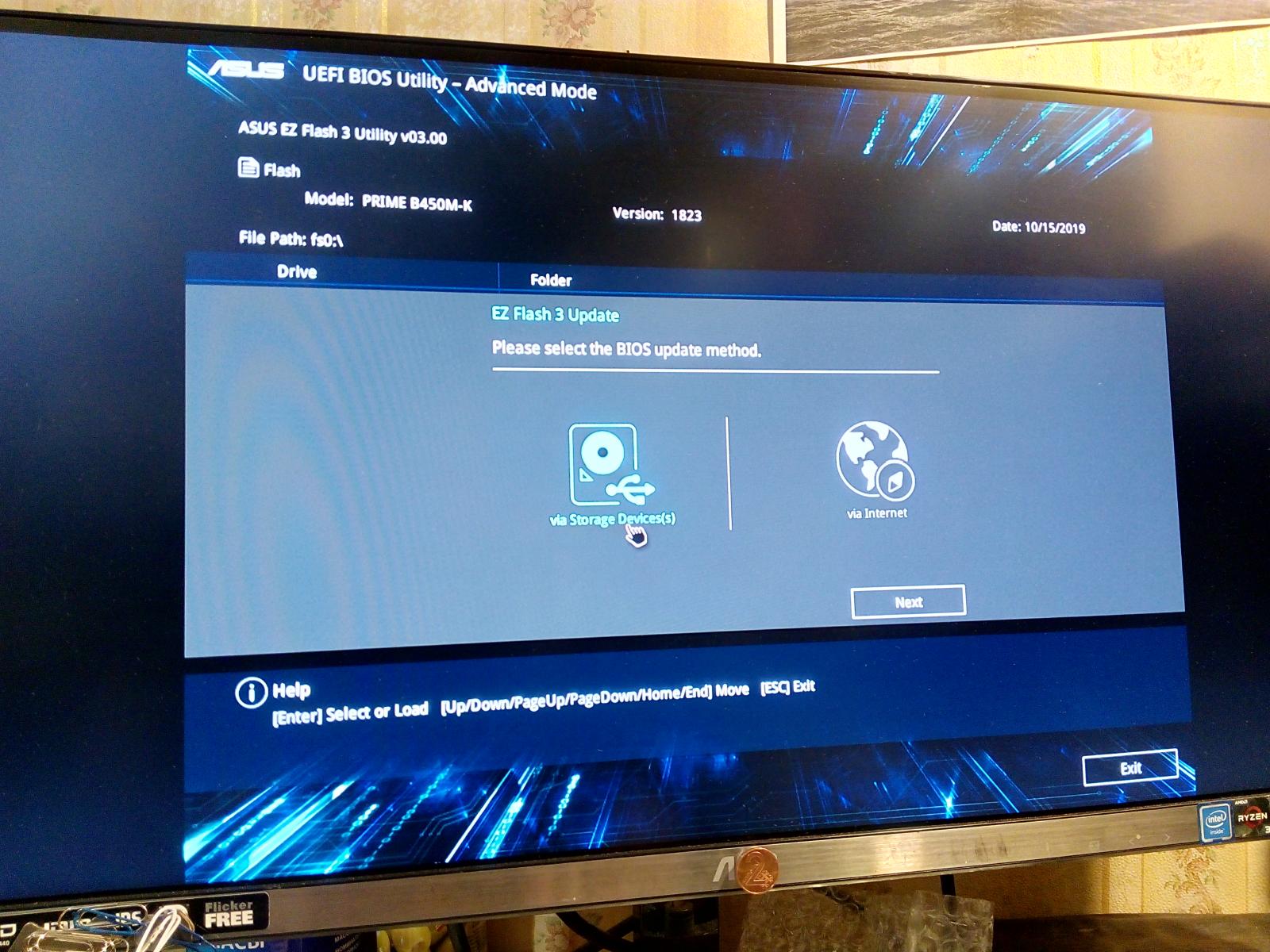 Initialize display